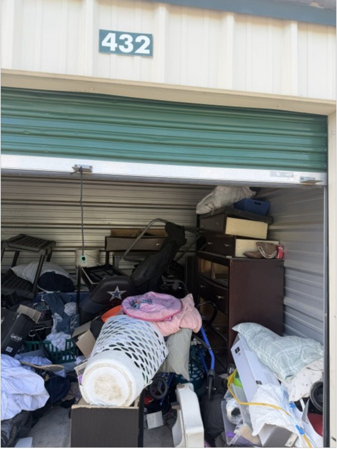 10 x 10 storage unit in Mineral Wells, TX