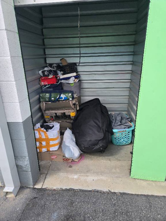 5 x 5 storage unit in Hemet, CA