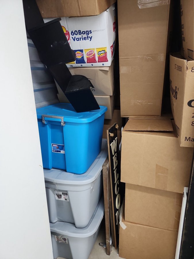 5 x 5 storage unit in College Station, TX
