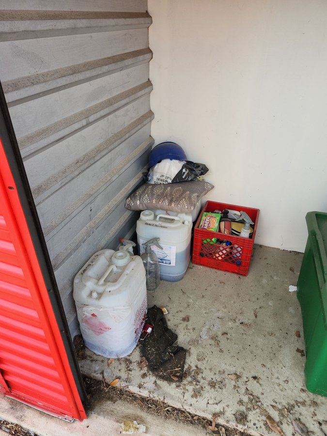 5 x 5 storage unit in College Station, TX