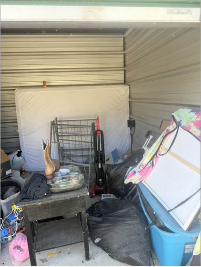10 x 10 storage unit in Mineral Wells, TX