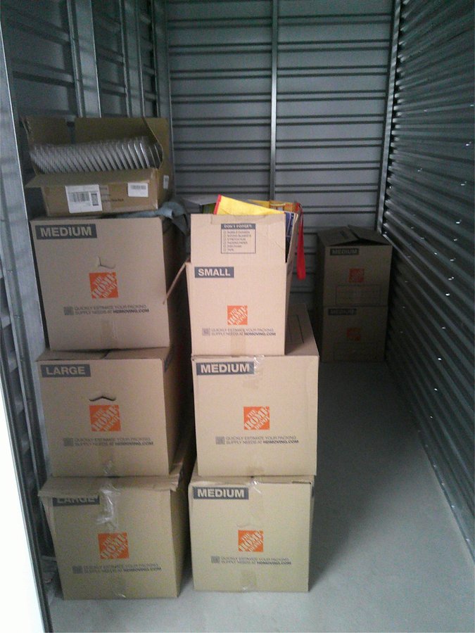 5 x 10 storage unit in San Diego, CA