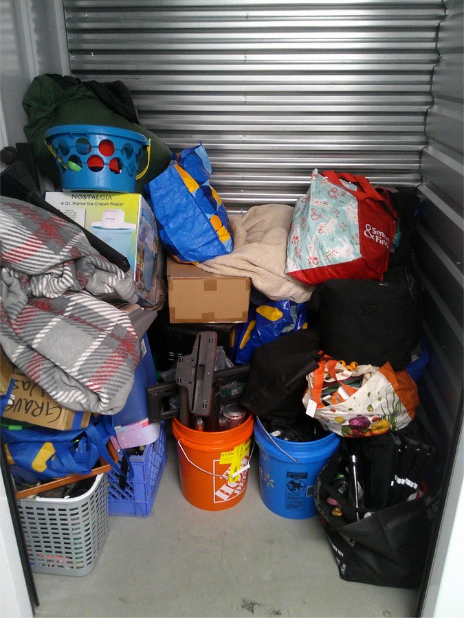 5 x 5 storage unit in San Diego, CA