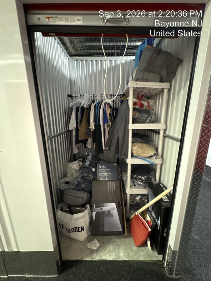 5 x 5 storage unit in Bayonne, NJ