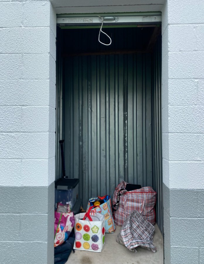 5 x 5 storage unit in Trenton, NJ