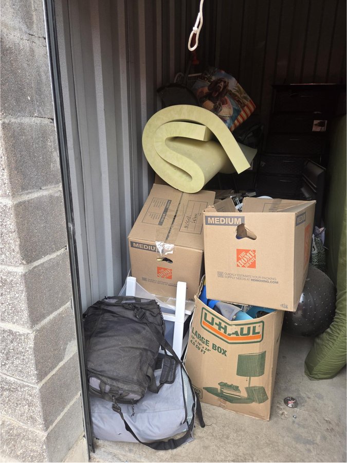 5 x 10 storage unit in Aurora, CO