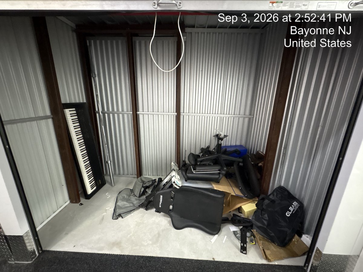 5 x 10 storage unit in Bayonne, NJ