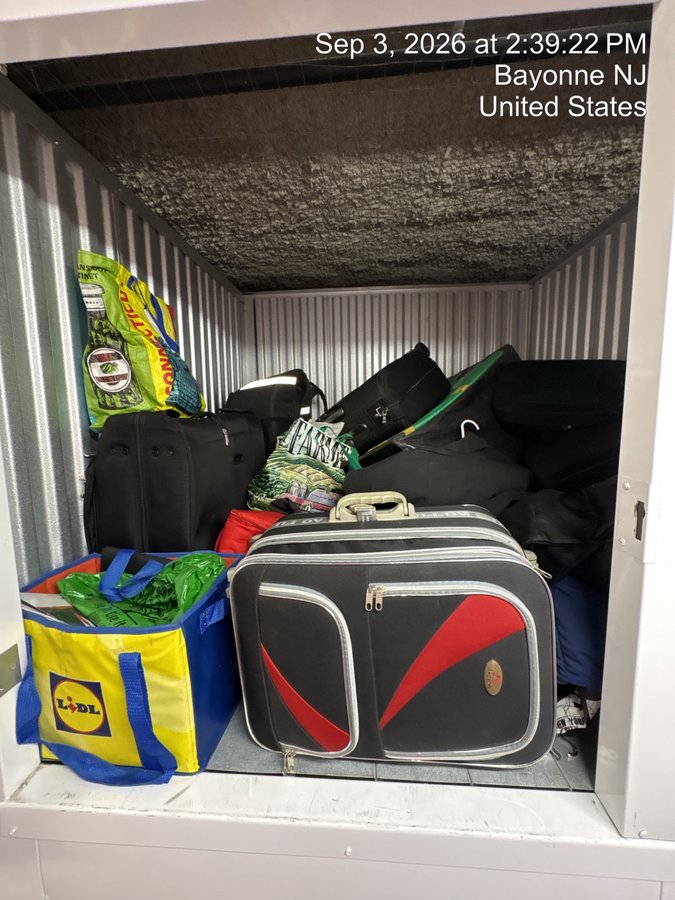 5 x 5 storage unit in Bayonne, NJ
