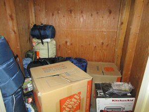 5 x 5 storage unit in San Diego, CA