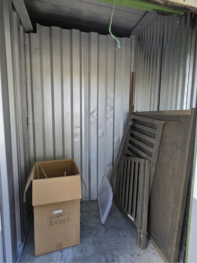 5 x 5 storage unit in Morganton, NC