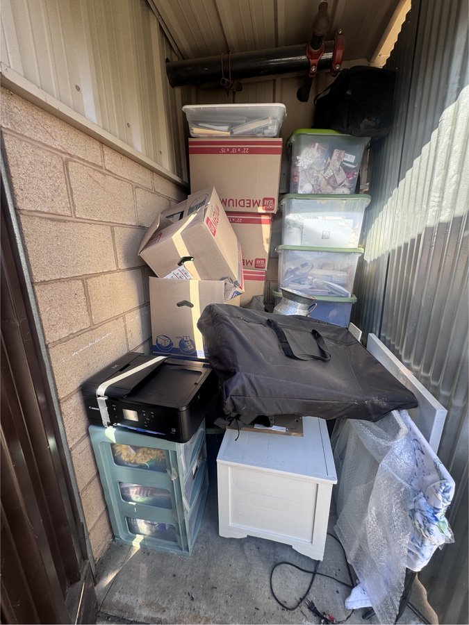 5 x 5 storage unit in Murrieta, CA