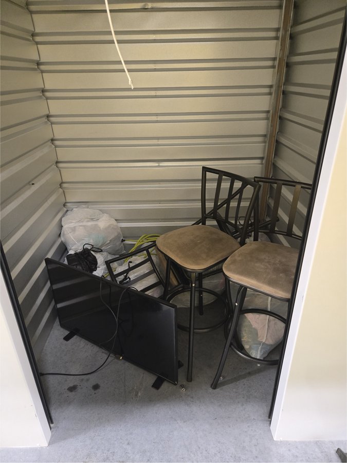 5 x 5 storage unit in Charlotte, NC