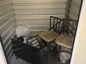 5 x 5 storage unit in Charlotte, NC