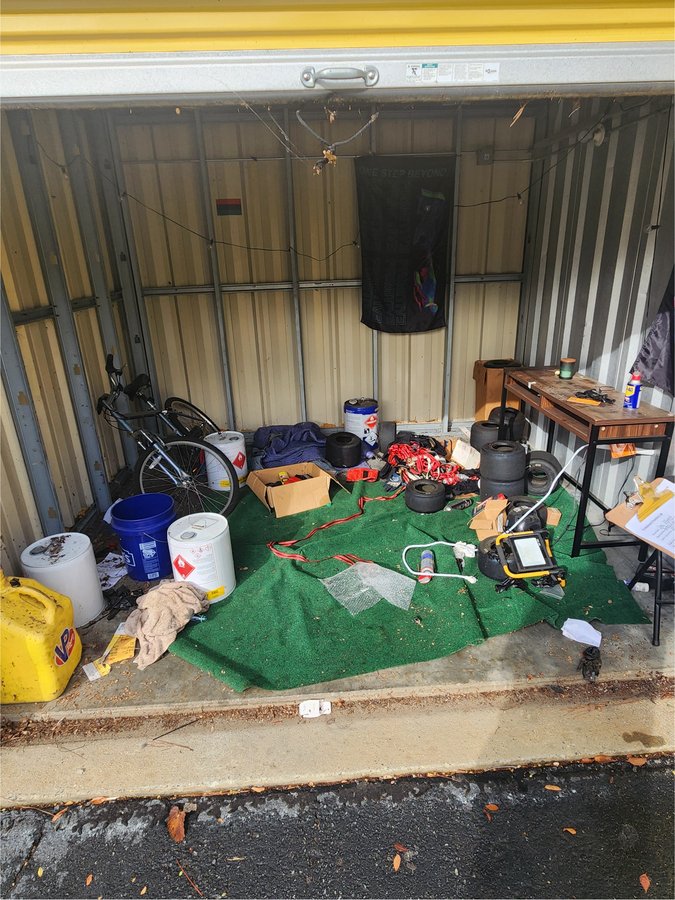 10 x 10 storage unit in Charlotte, NC