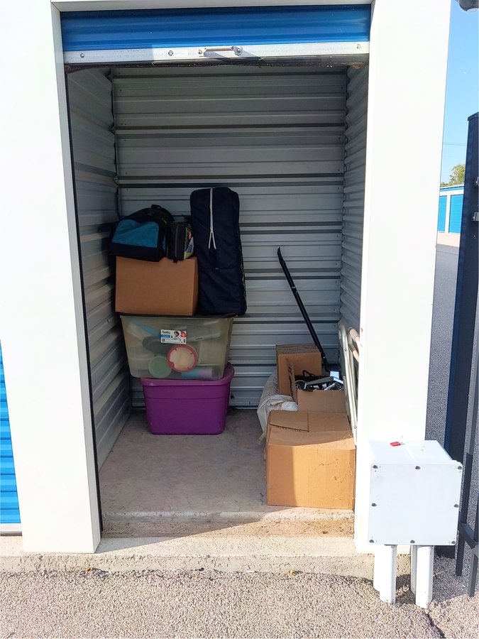 5 x 5 storage unit in Crawfordsville, IN