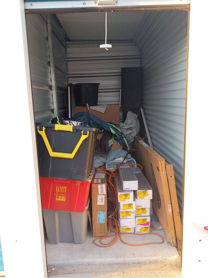 5 x 10 storage unit in Crawfordsville, IN