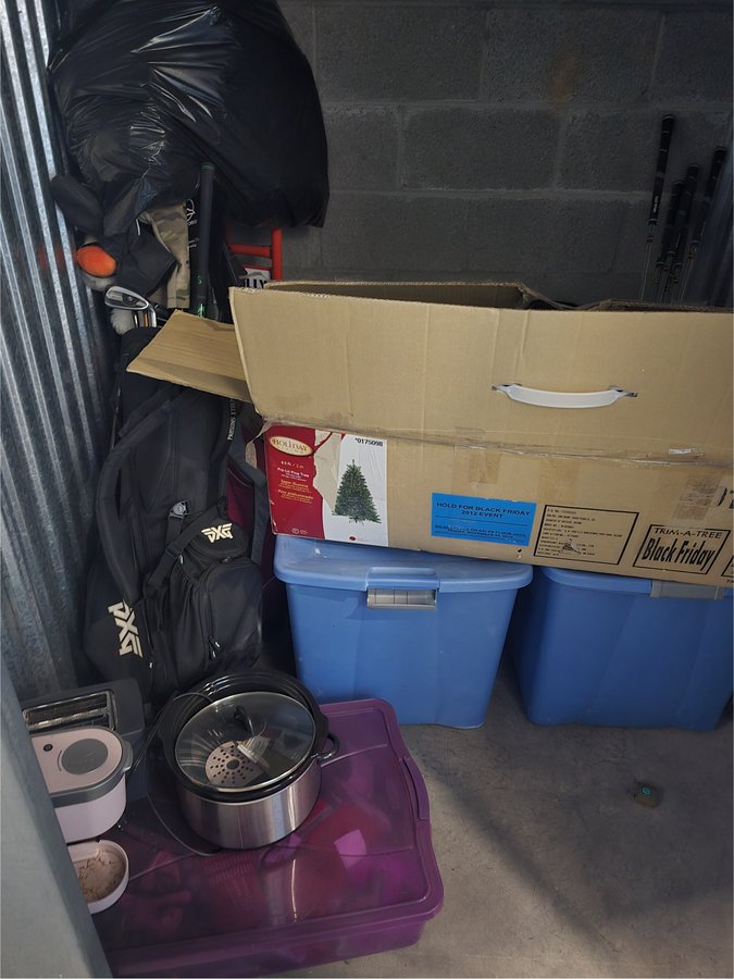5 x 5 storage unit in Scottsdale, AZ