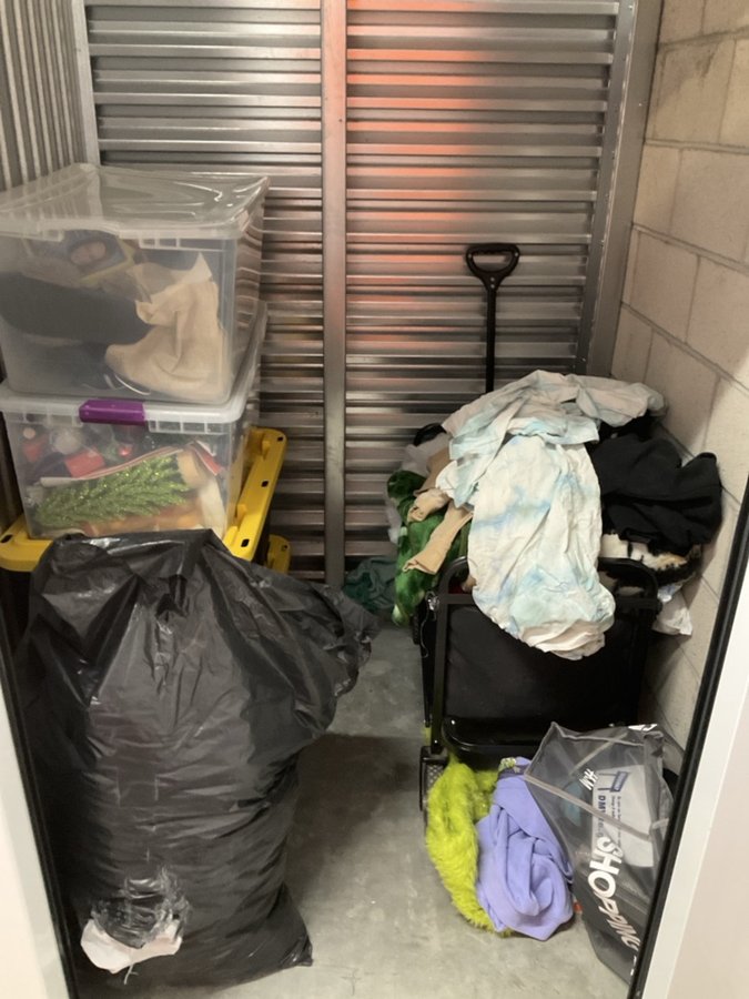 5 x 5 storage unit in Corona, CA