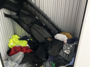 5 x 5 storage unit in Corona, CA