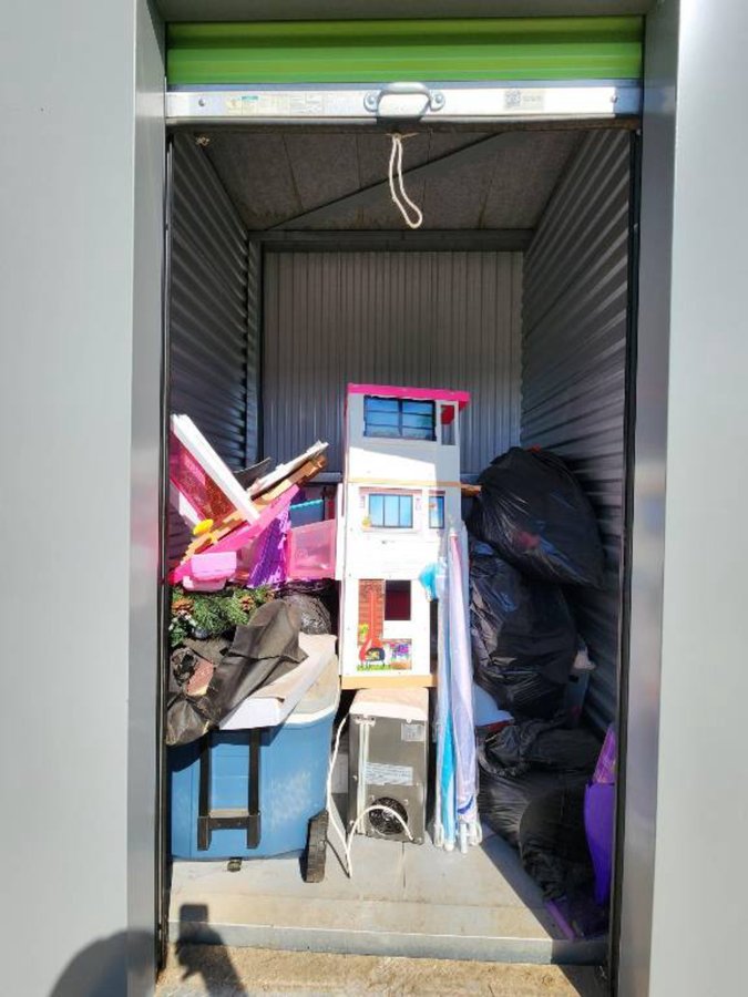 5 x 5 storage unit in Modesto, CA