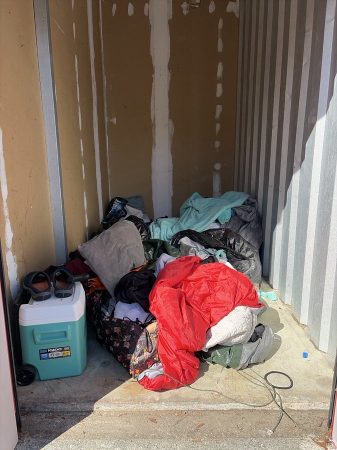 5 x 10 storage unit in Wilmington, NC