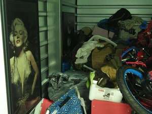10 x 10 storage unit in Rocklin, CA