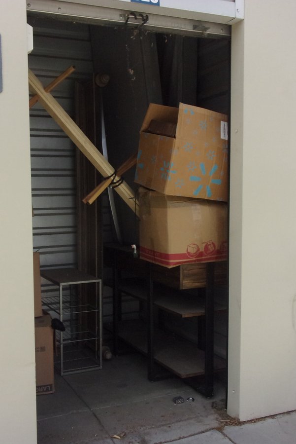 5 x 5 storage unit in Perris, CA
