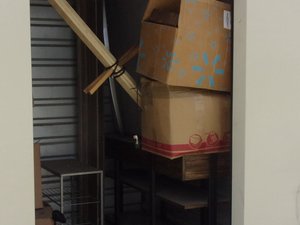 5 x 5 storage unit in Perris, CA