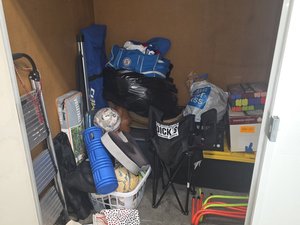 5 x 5 storage unit in Petaluma, CA
