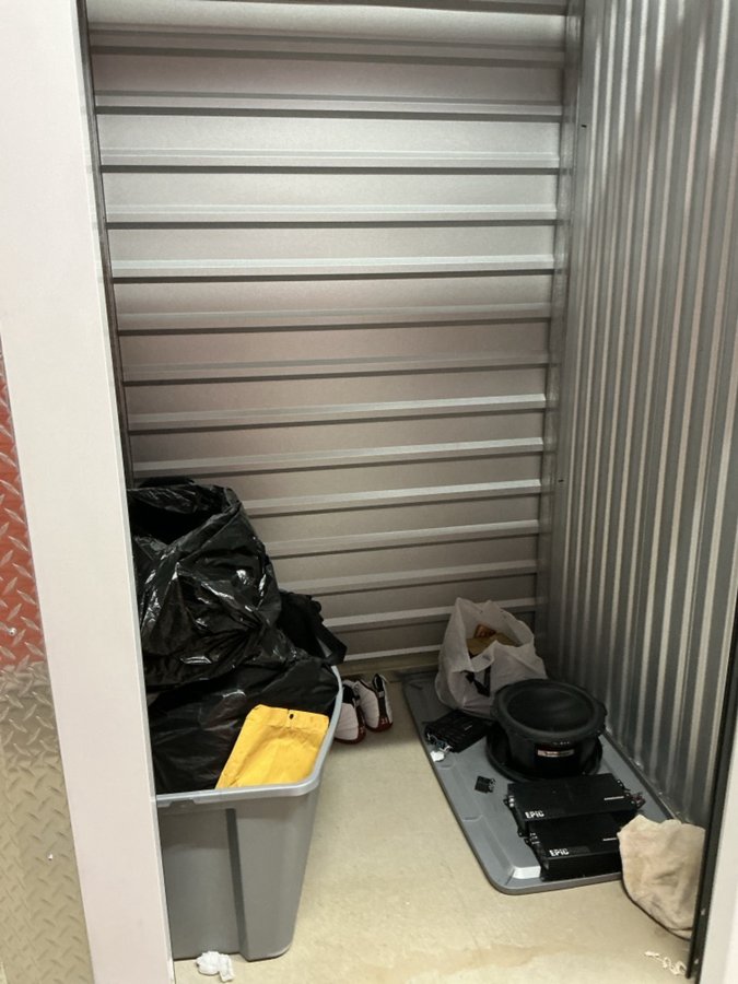 5 x 5 storage unit in San Diego, CA