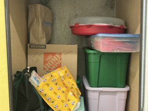 4 x 4 storage unit in Solana Beach, CA
