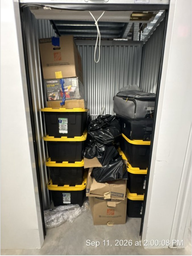 5 x 5 storage unit in Piscataway, NJ