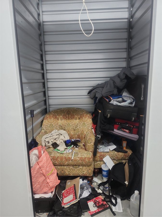 5 x 5 storage unit in Charlotte, NC