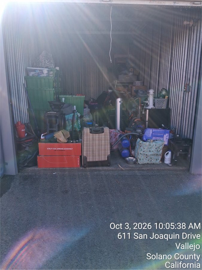 10 x 24 storage unit in Vallejo, CA