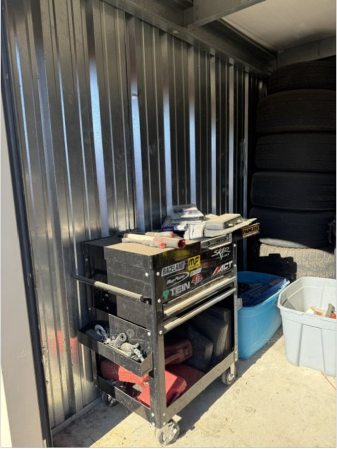 10 x 20 storage unit in Fredericksburg, VA