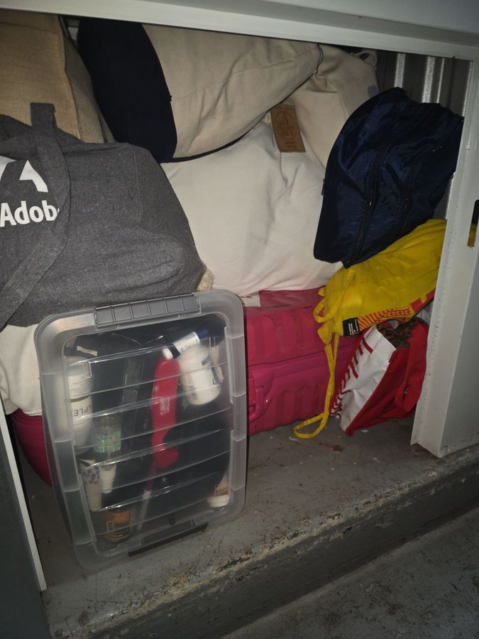 3 x 3 storage unit in San Francisco, CA