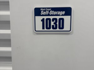 5 x 5 storage unit in Palm Desert, CA