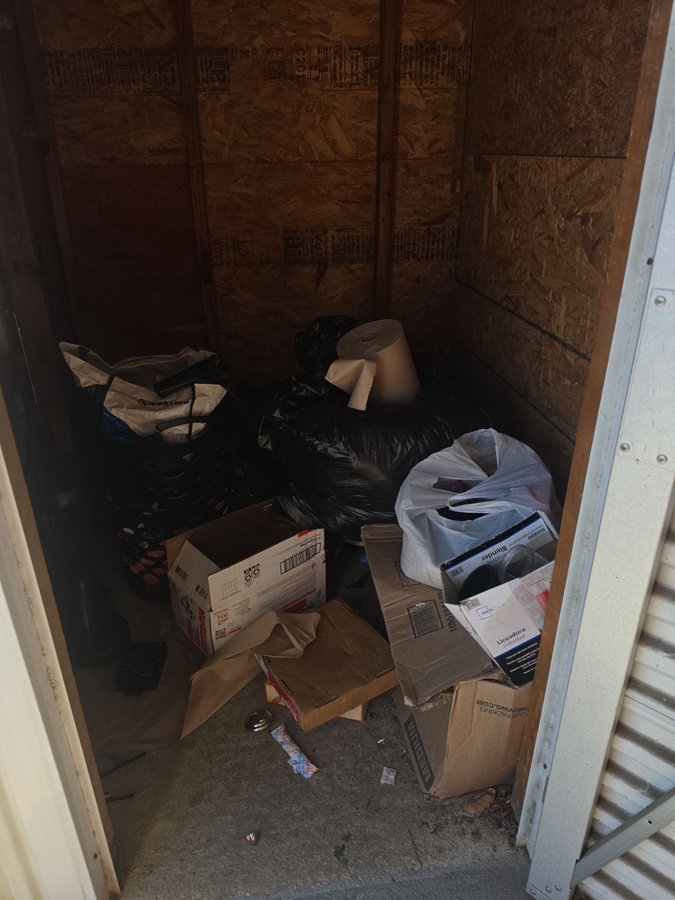 5 x 5 storage unit in Charlotte, NC