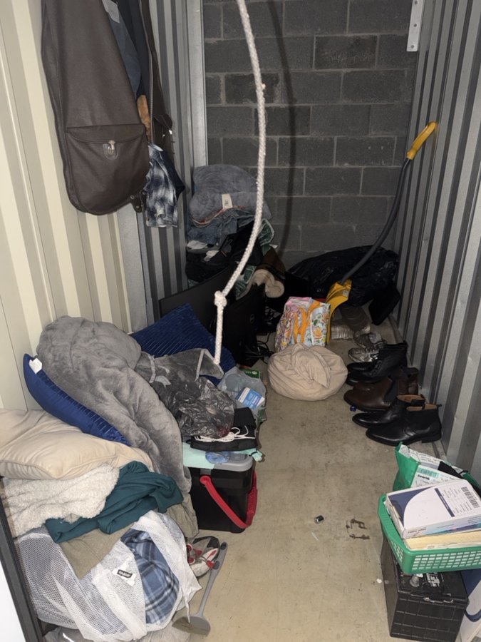 5 x 10 storage unit in Fredericksburg, VA