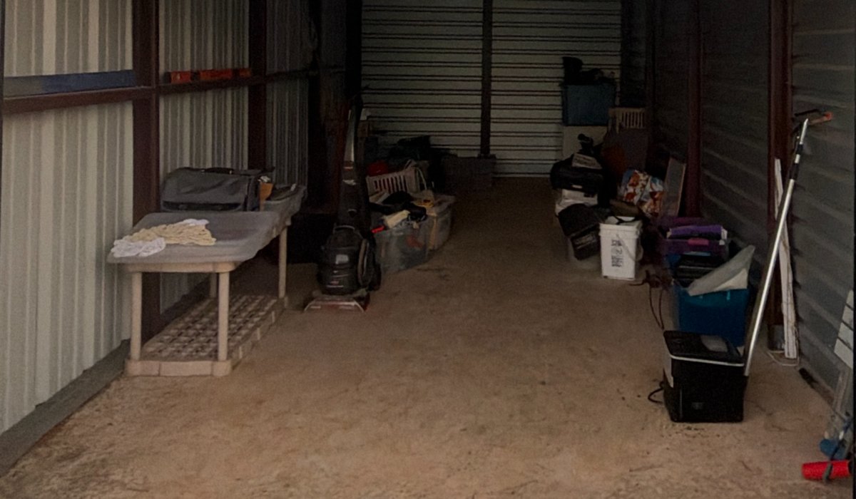 10 x 10 storage unit in Milledgeville, GA