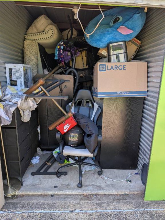 7 x 15 storage unit in Mesquite, TX