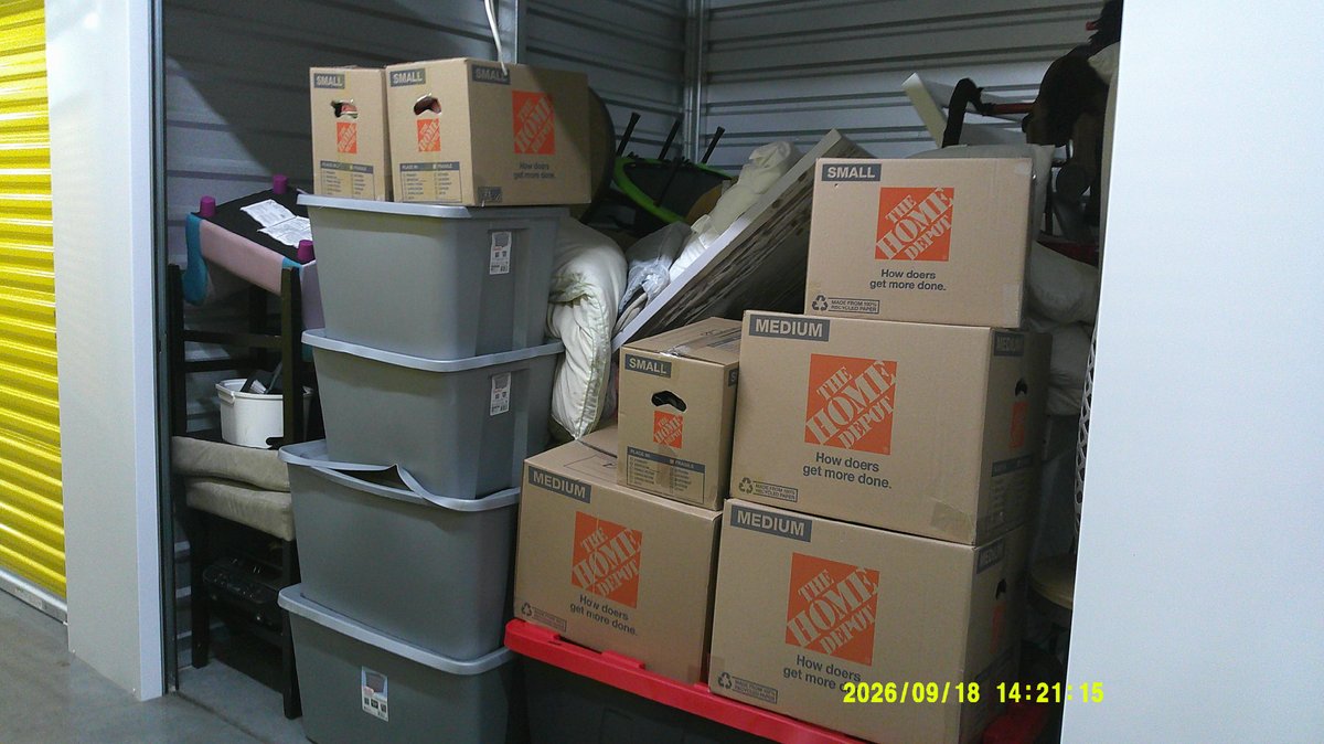 10 x 10 storage unit in Greensboro, NC
