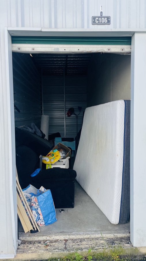 5 x 15 storage unit in Lowell, MA