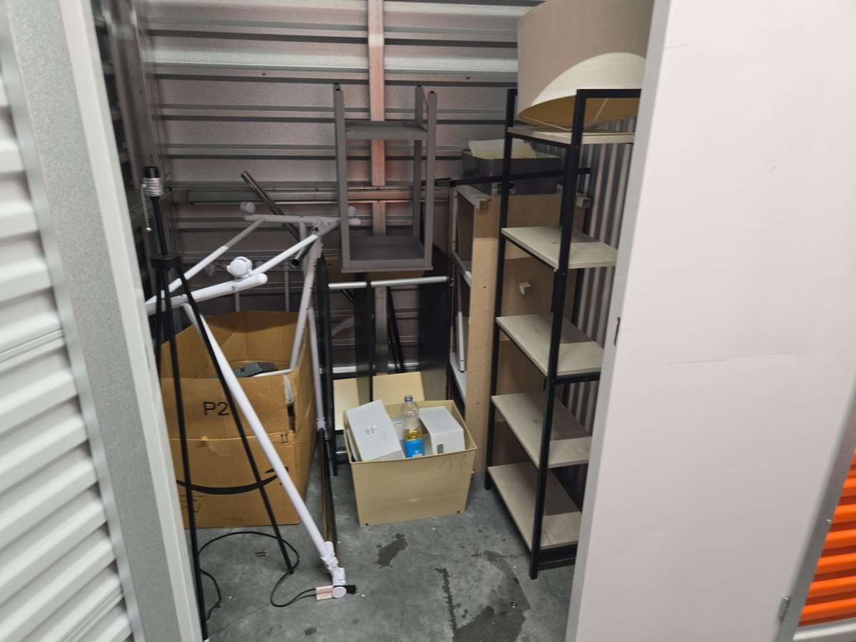 5 x 5 storage unit in Charlotte, NC