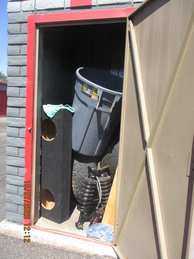 5 x 5 storage unit in Mesa, AZ