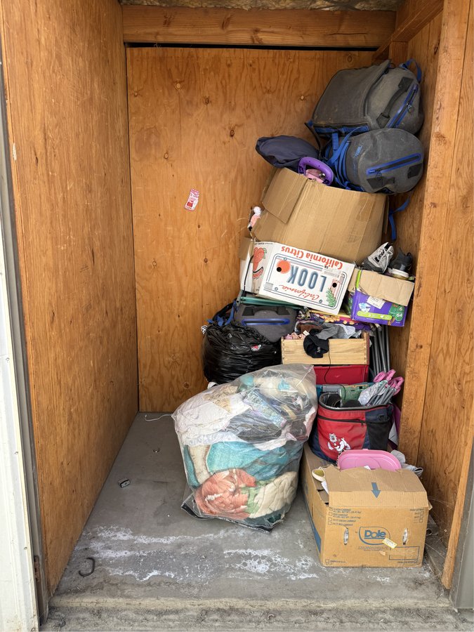 5 x 5 storage unit in Fresno, CA