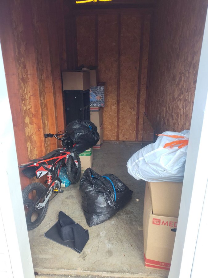 5 x 10 storage unit in Concord, NC