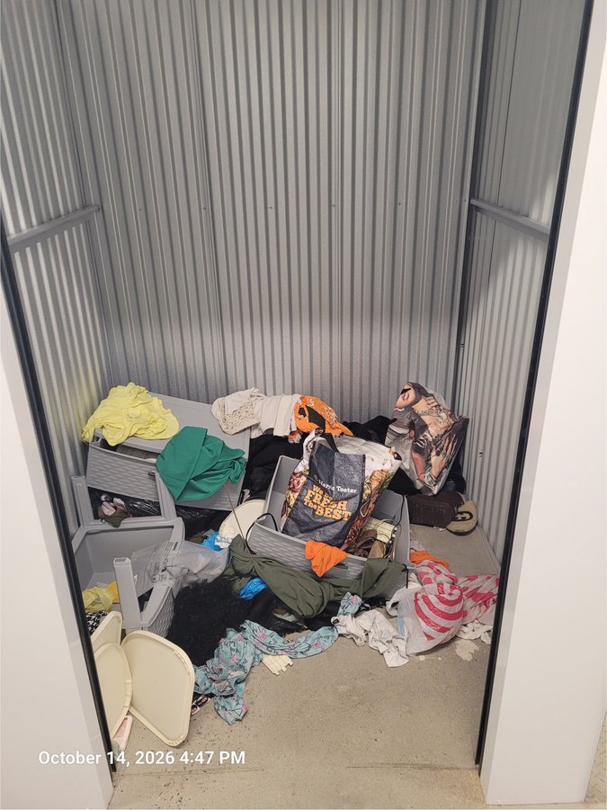 5 x 5 storage unit in Raleigh, NC