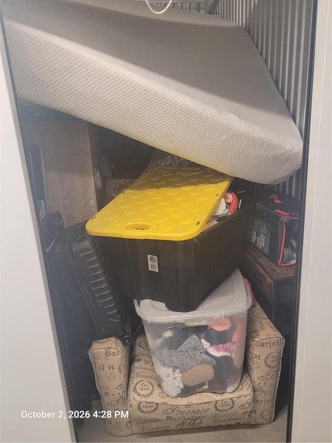 5 x 10 storage unit in Raleigh, NC