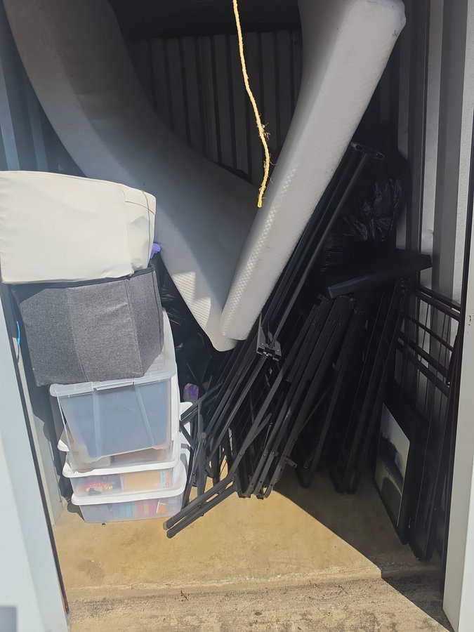 5 x 10 storage unit in Concord, NC